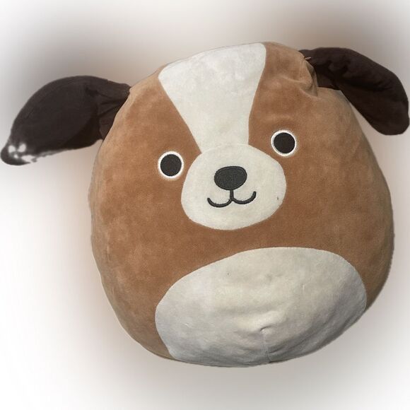 Kellytoy Squishmallows Bernie the St. Bernard 12" Plush Toy Brown Dog - Picture 1 of 6